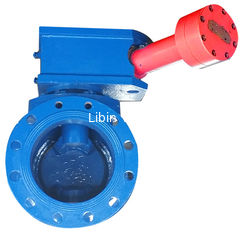 Self-cleaning Half Ball Valve / Cast Iron Ball Valve Mudah Kontrol Jarak Panjang