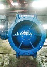 DN800 Peraturan Aliran Katup Plunger Dikompresi 6.3-0.1 MPA Tidak ada kavitasi / kebisingan berjalan
