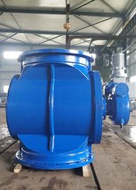 Suhu maksimum 120°C Excentric Plug Valve / Stainless Steel Plug Valves Ukuran yang disesuaikan