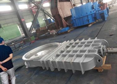 DN1200 Double Flow Direction Metal Seated Gate Valve, Tekanan katup gerbang stainless steel 1,0-2,5MPA