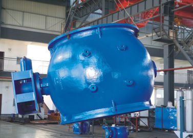 AWWA DN2000 Duktil Besi Biru Excentric Ball Valve Untuk Limbah / Air / Sistem Air Laut